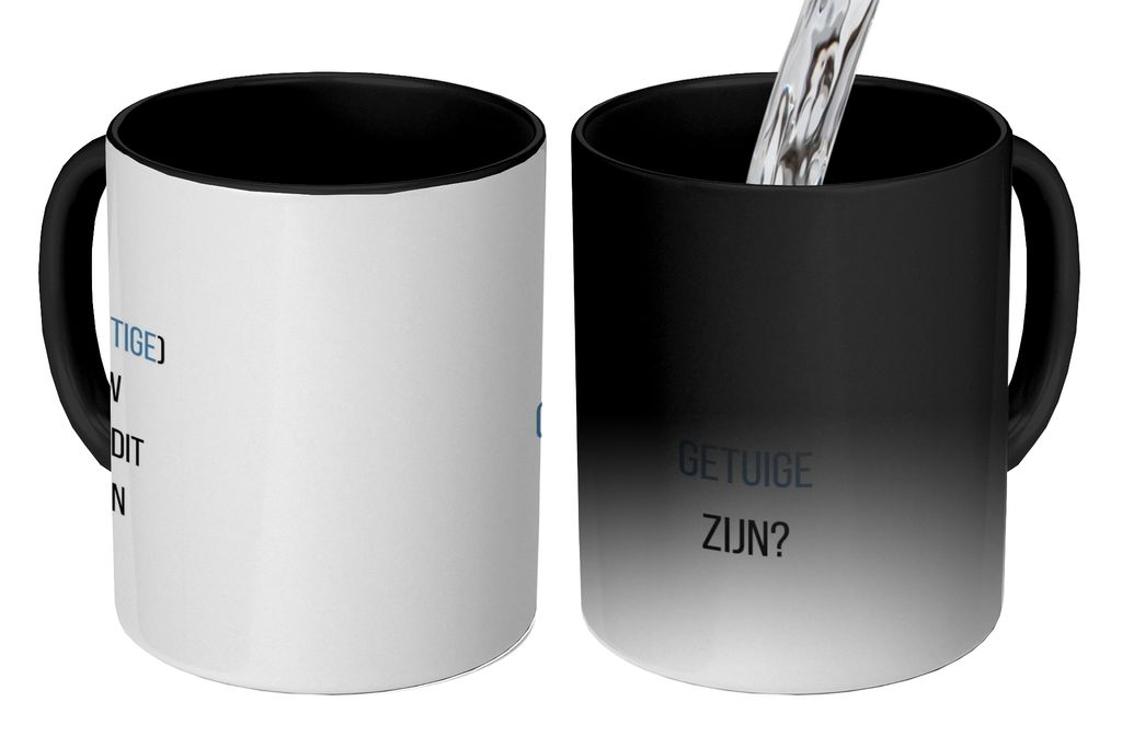 KitchenYeah Zauber Tasse Zaubertasse Magic Zitat - Sprichwörter - Zeugin - Frau 350 ml Farbwechsel Becher Geschenk Geschenkidee - Magic-Tasse - ...