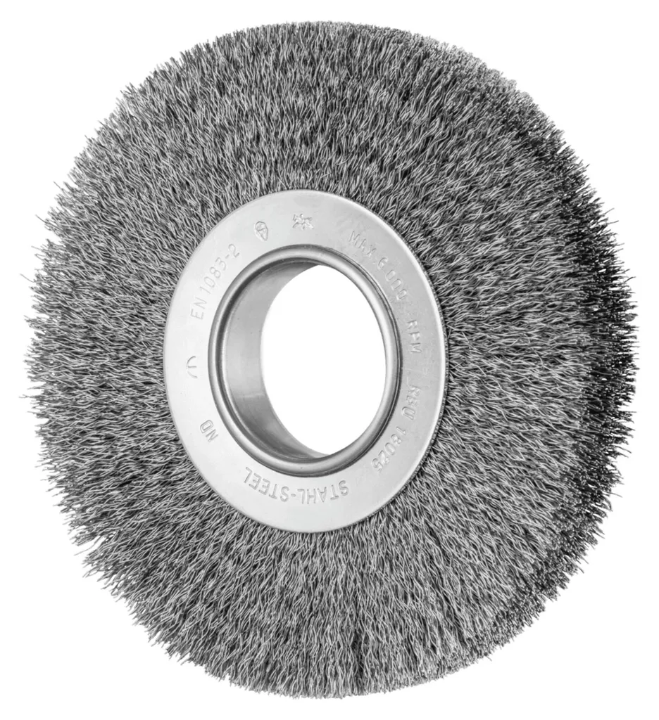 Brosse Circulaire en Acier RBU Large pour Travaux de Ponçage Intensif