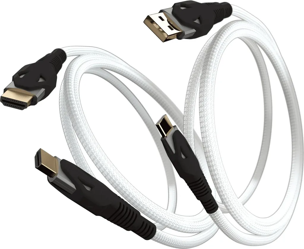 Gioteck PVCPUNI-11-MU Câble HDMI 2.1 Premium Viper plaqué Or de 3m