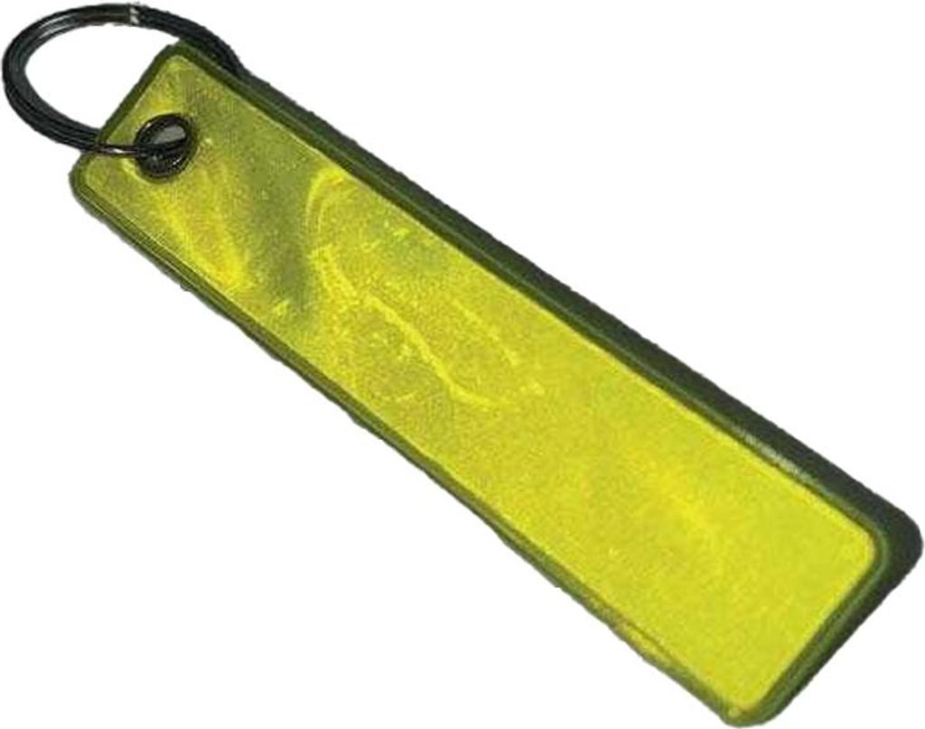 MidOcean - "Keyflect" Schlüsselanhänger, Reflektierend MO1742 (Einheitsgröße) (Neon-Gelb)