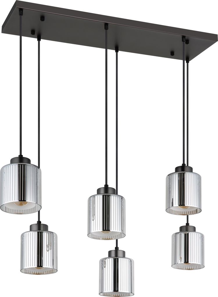 GLOBO Lighting Hängeleuchte FELICIA LBH 83x30x120 cm schwarz