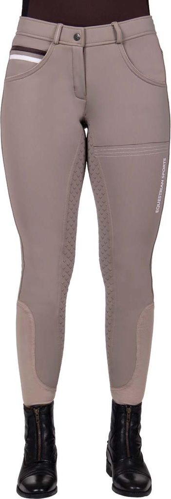 QHP Emma Fullgrip Softshell Reithose Damen