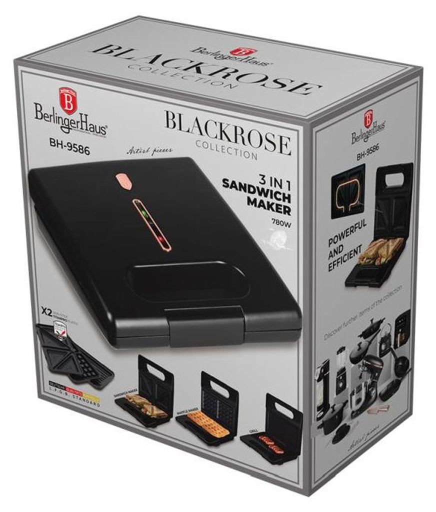 Tostapane 3 in 1 con piastre rimovibili della collezione Immagine del prodotto 