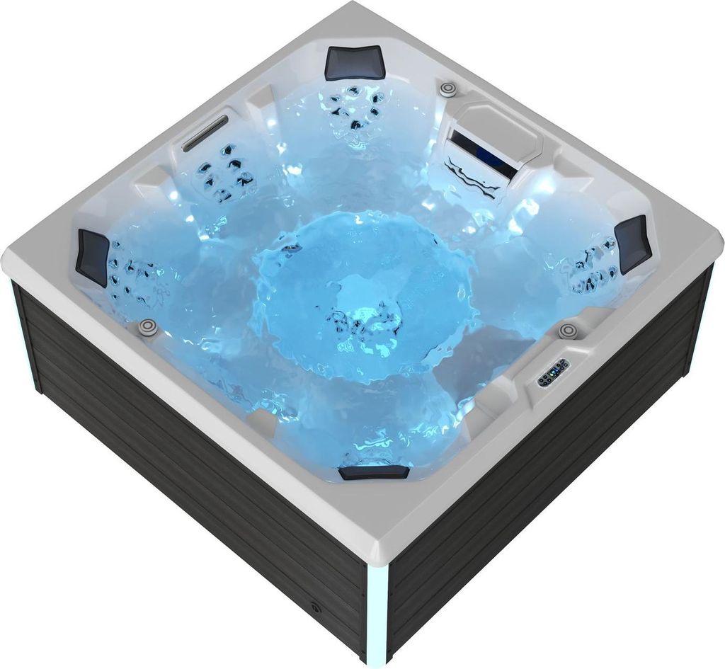 TroniTechnik® TORCELLO, großzügiger 210x210 cm Whirlpool, Produktbild 