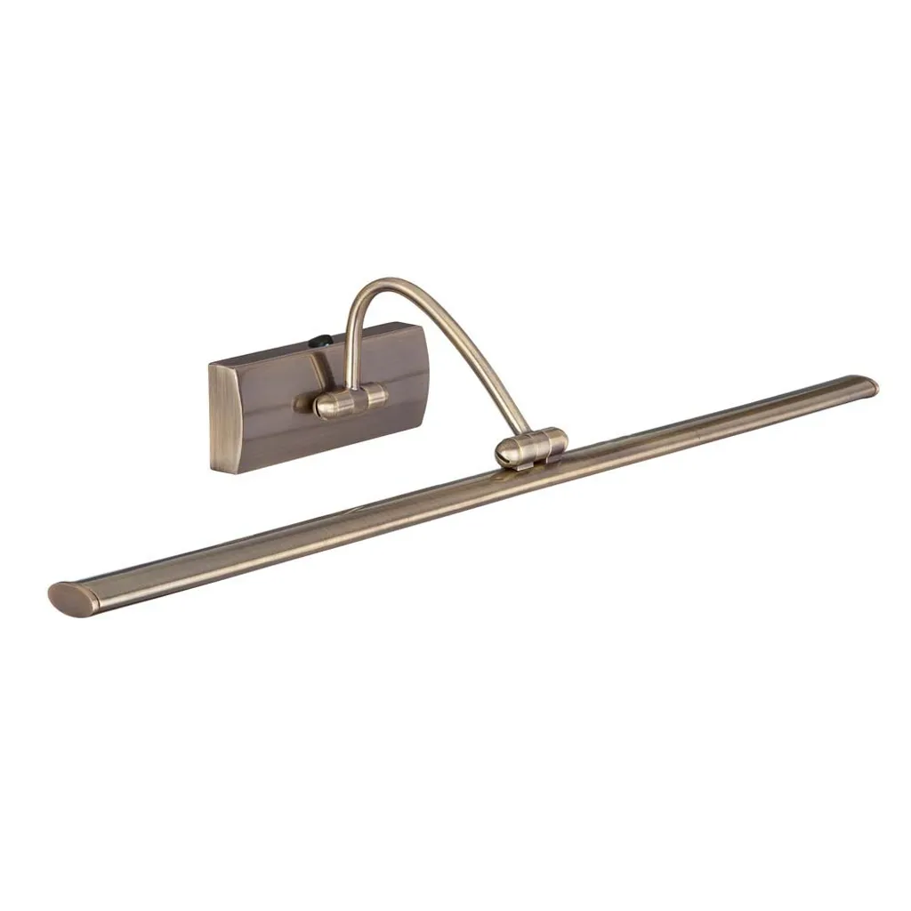Applique tableau LED 64 cm laiton antique avec éclairage directionnel