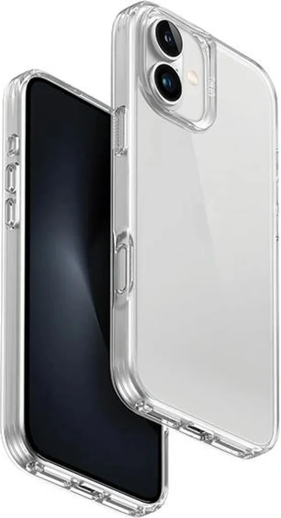 Uniq Air Fender iPhone 16 6.1 Crystal Clear: Cover Anti-Urto Sottile