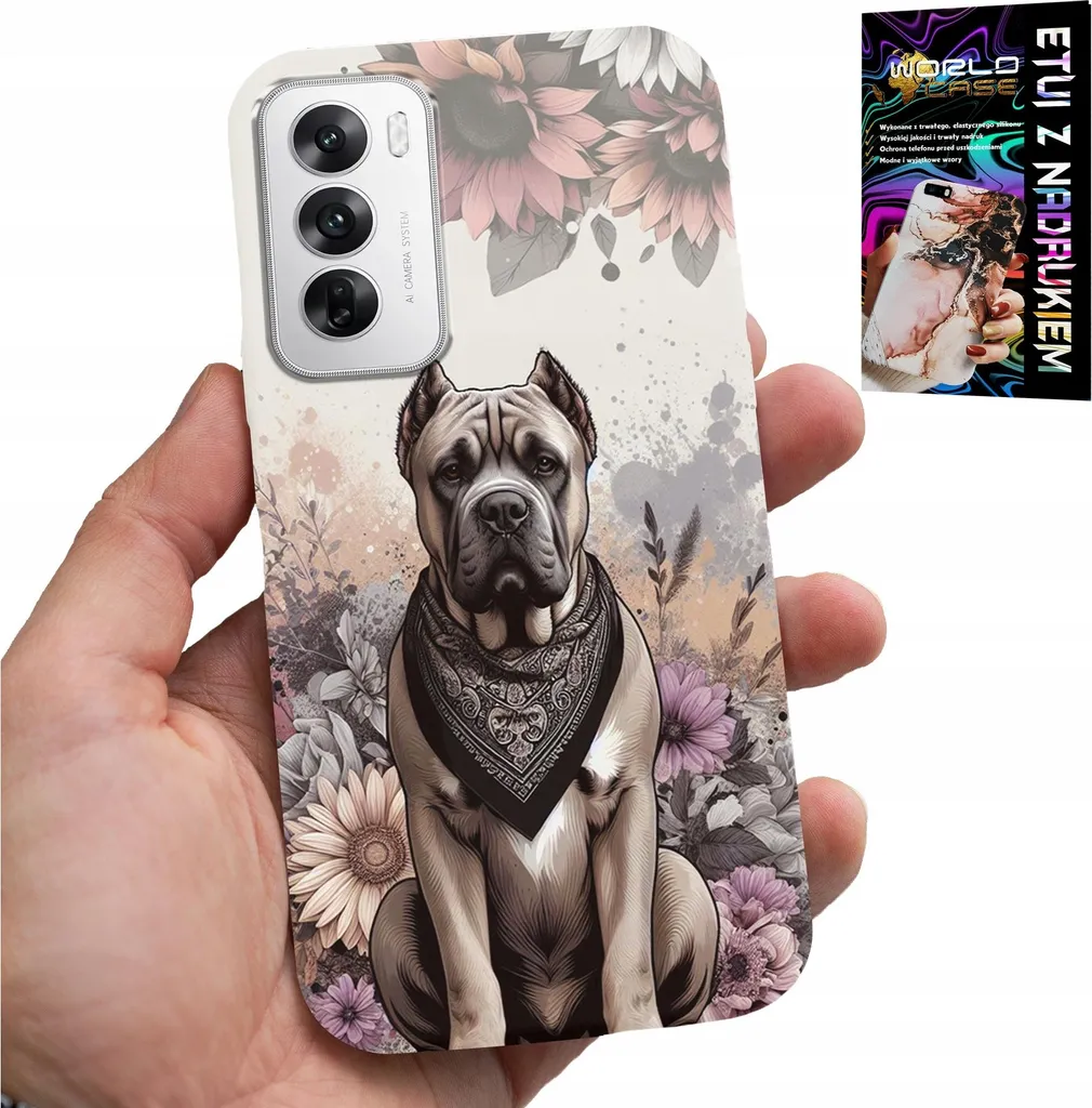 Offerta Cover Oppo Reno12 5G Alluminio Cani - L'ultima Custodia Che Comprerai