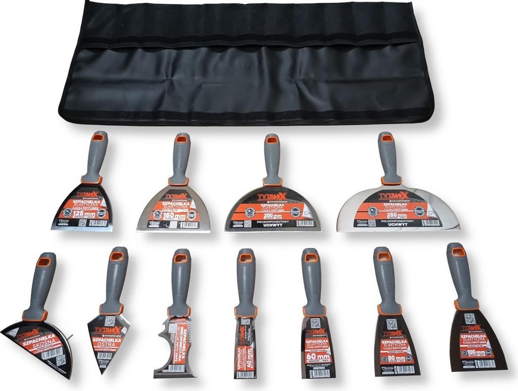 Spachtel Set 11 FEINZ Flexible Titanx Inklusive Tragetasche Produktbild 