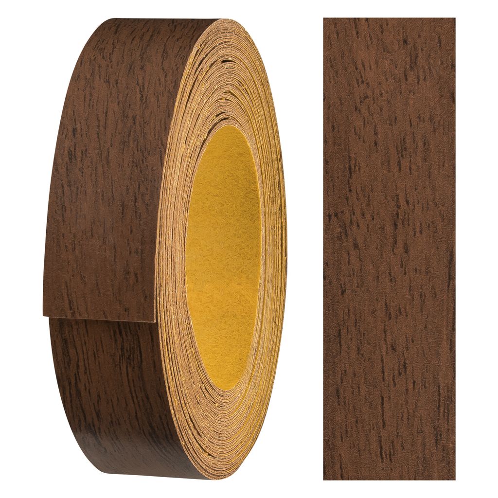 haggiy Melaminkanten-Band selbstklebend 18mm x 5m I Sicherer Halt ohne Bügeln durch Acrylkleber I Kantenumleimer, Furnier für Regalbretter/Holzpl...