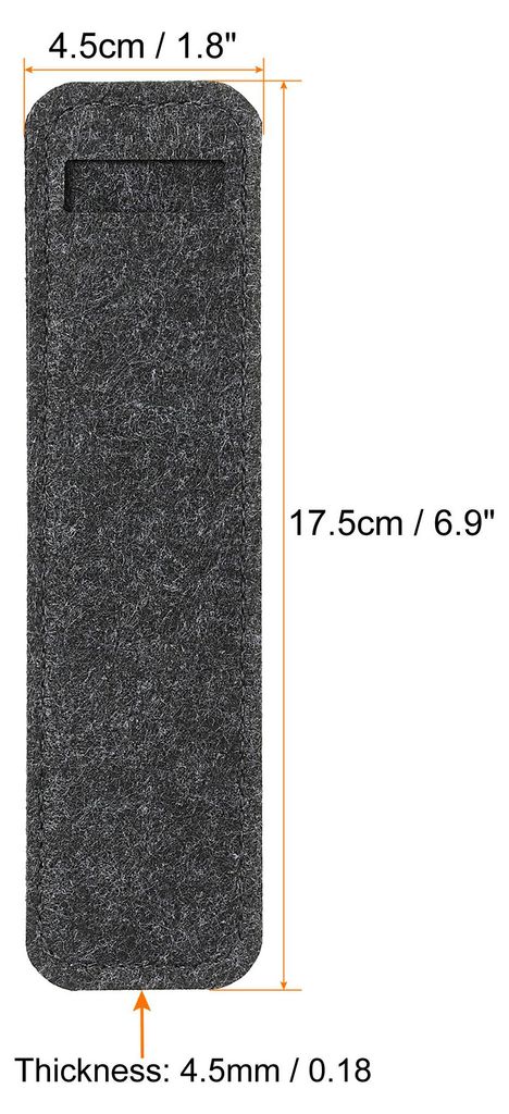 Filzstift Etui 12Pack Stifteetui Kugelschreiber-Etui Filz Bleistift Tasche Mini Schutzhš¹lle Etui Halter Dunkel Grau