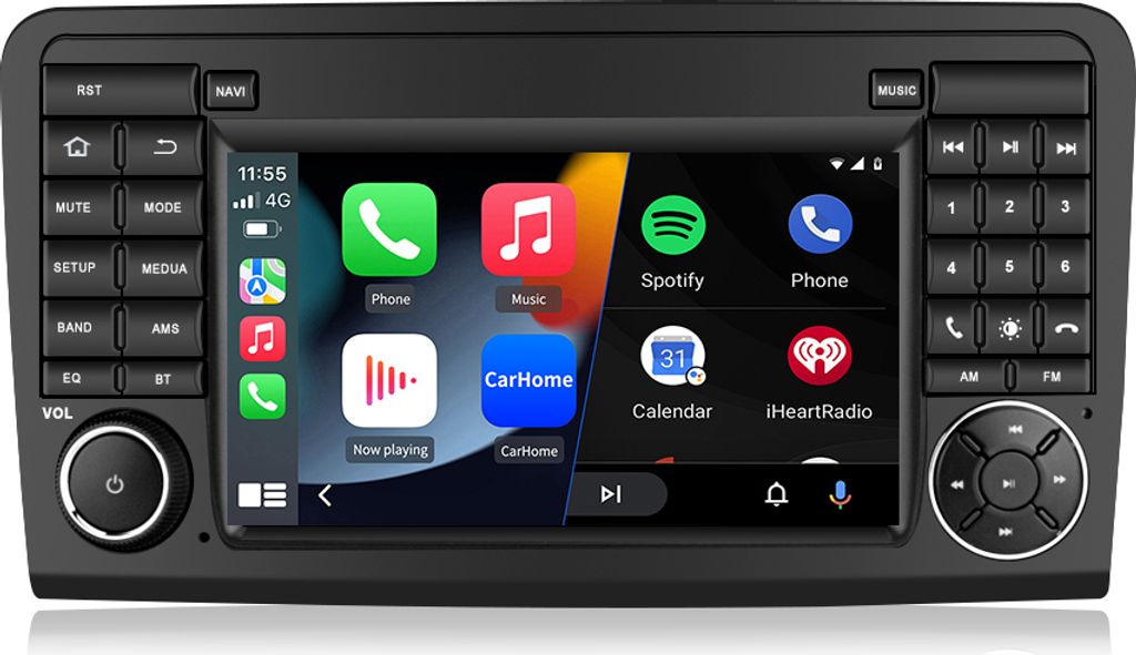 2+32G Carplay Android 15 Radio samochodowe do Mercedes Benz Zdjęcie produktu 
