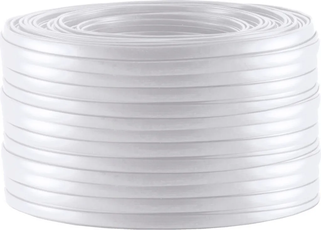 Câble téléphonique 4 fils 50m plat blanc pour extension box ADSL