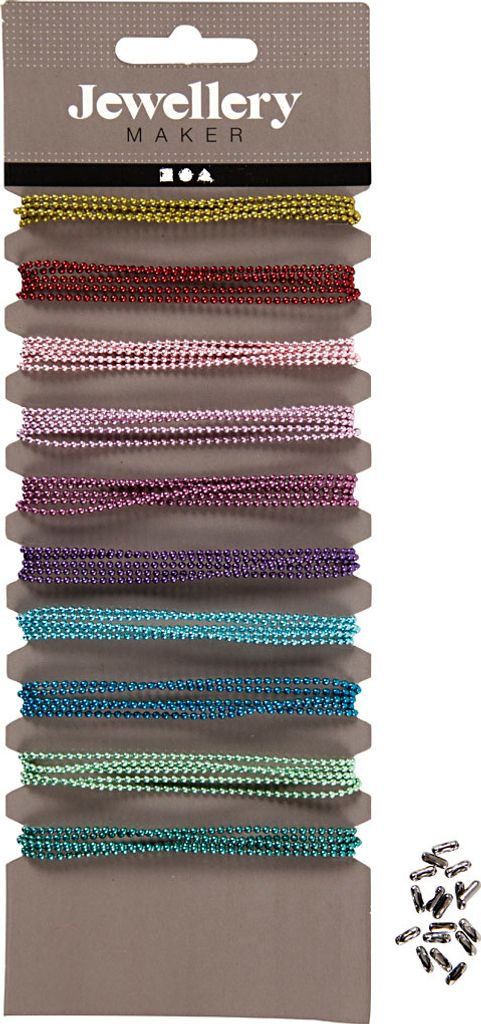 Creativ Company Kugelketten-Set Schmuck basteln Multi 10x80 cm