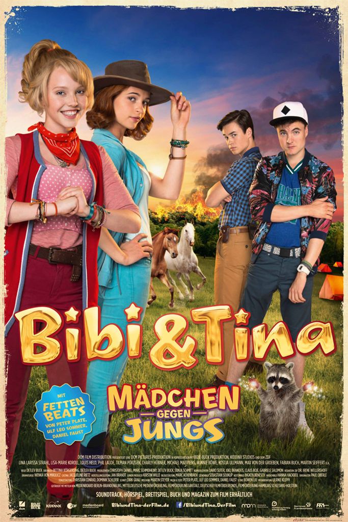 Bibi & Tina Poster Mädchen gegen Jungs Produktbild 