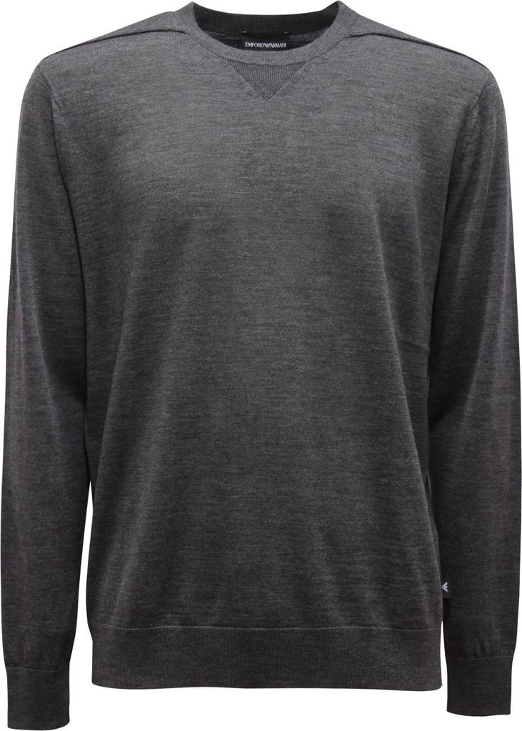 M8345 Maglione Uomo Emporio Armani Essential Man Wool Blend Sweater