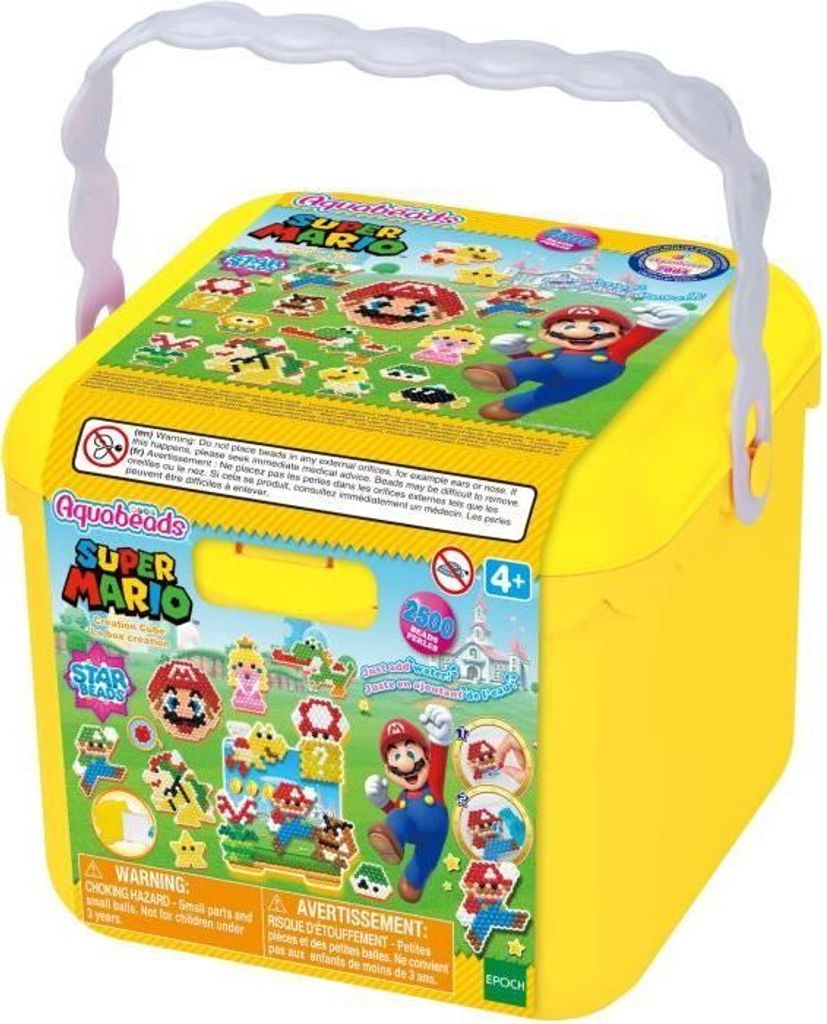Aquabeads Super Mario Bastelset, Wasserperlen Spielzeug, ab 4 Jahren
