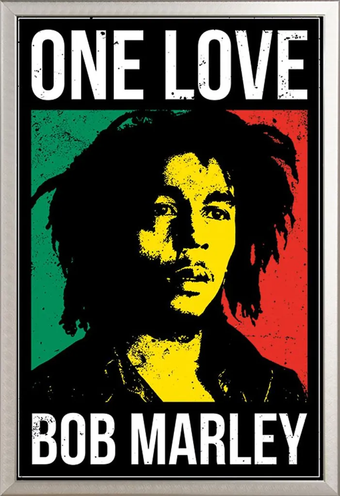 Set Cornice Shinsuke Maxi Alluminio + Poster Bob Marley One Love
