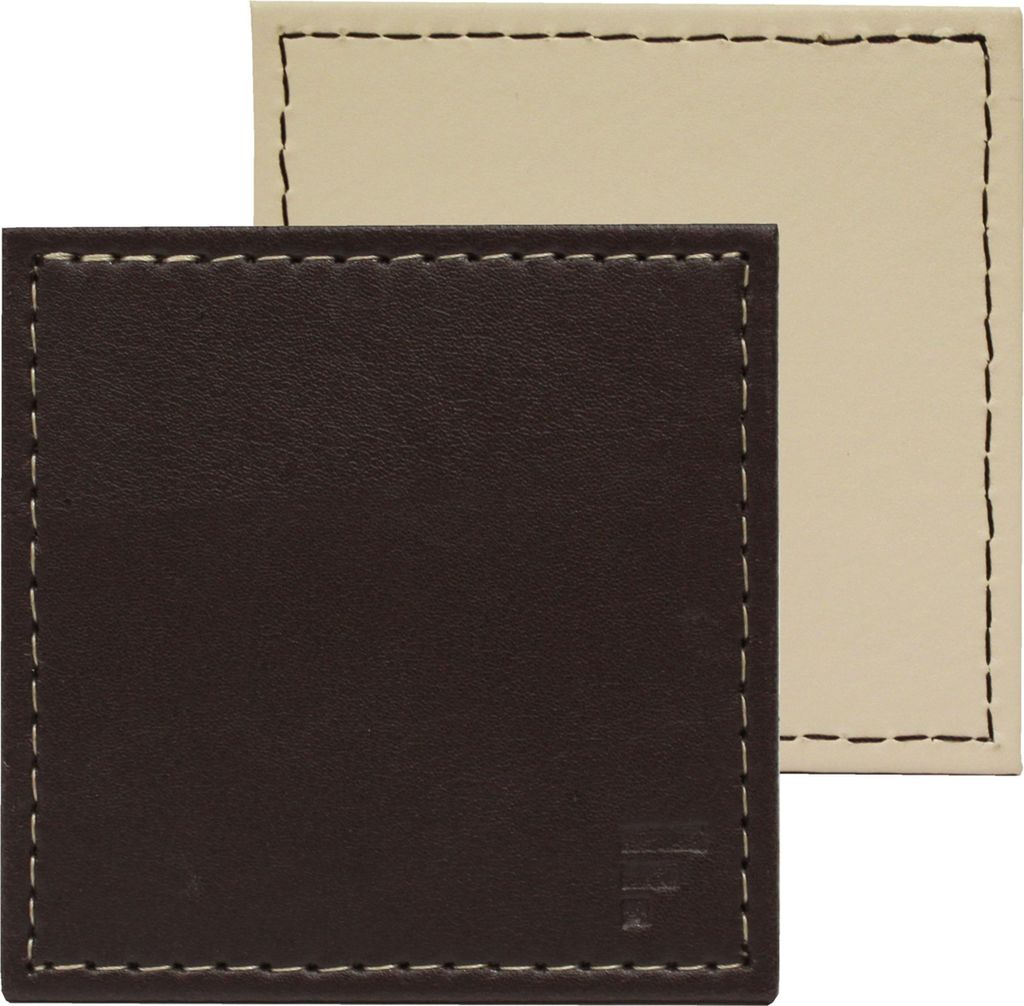 FREEFORM DUO - Untersetzer Schokobraun/Creme, 4er Set