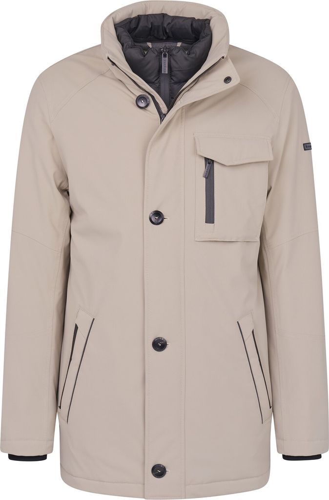 Bugatti Winterjacke beige wasserdicht
