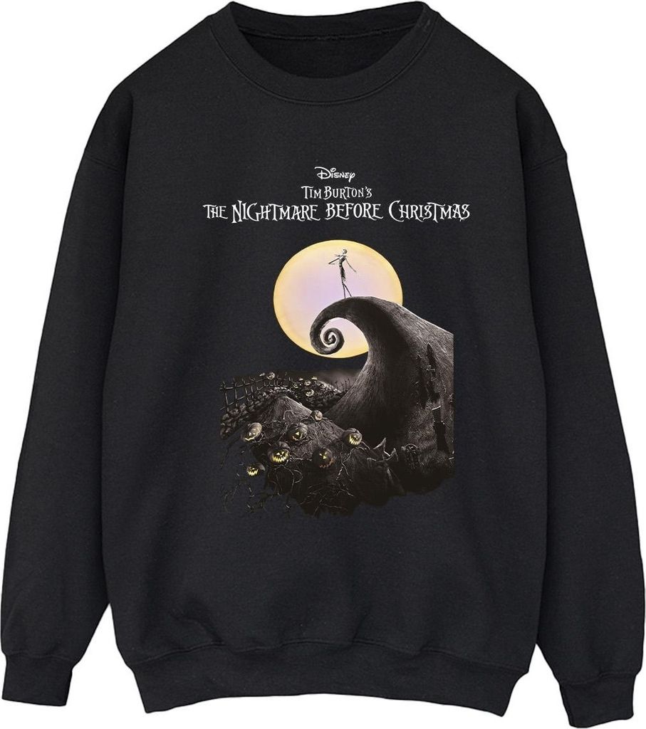The Nightmare Before Christmas - Sweatshirt für Damen BI31813 (S) (Schwarz)