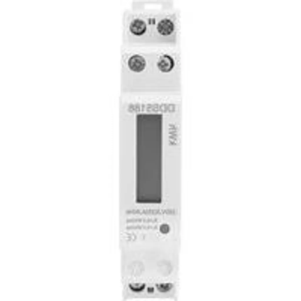 Sous-compteur électrique 220V monophasé 25A max pour tableau modulaire