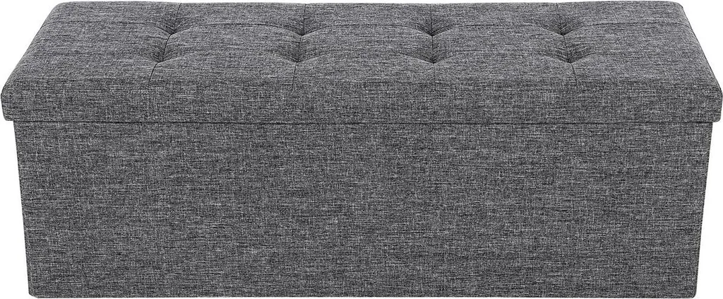 Commode 110 cm mouchetée gris foncé - Buffet bas design industriel chic - 2