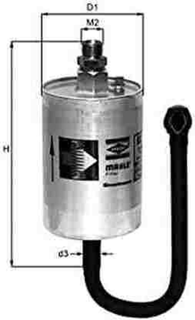 Filtre à carburant KNECHT KL 69 Image du produit 