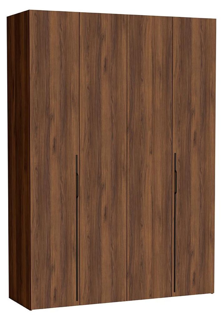 Masseno Drehtürenschrank ANCONA 170/240/58cm 4-türig Braun