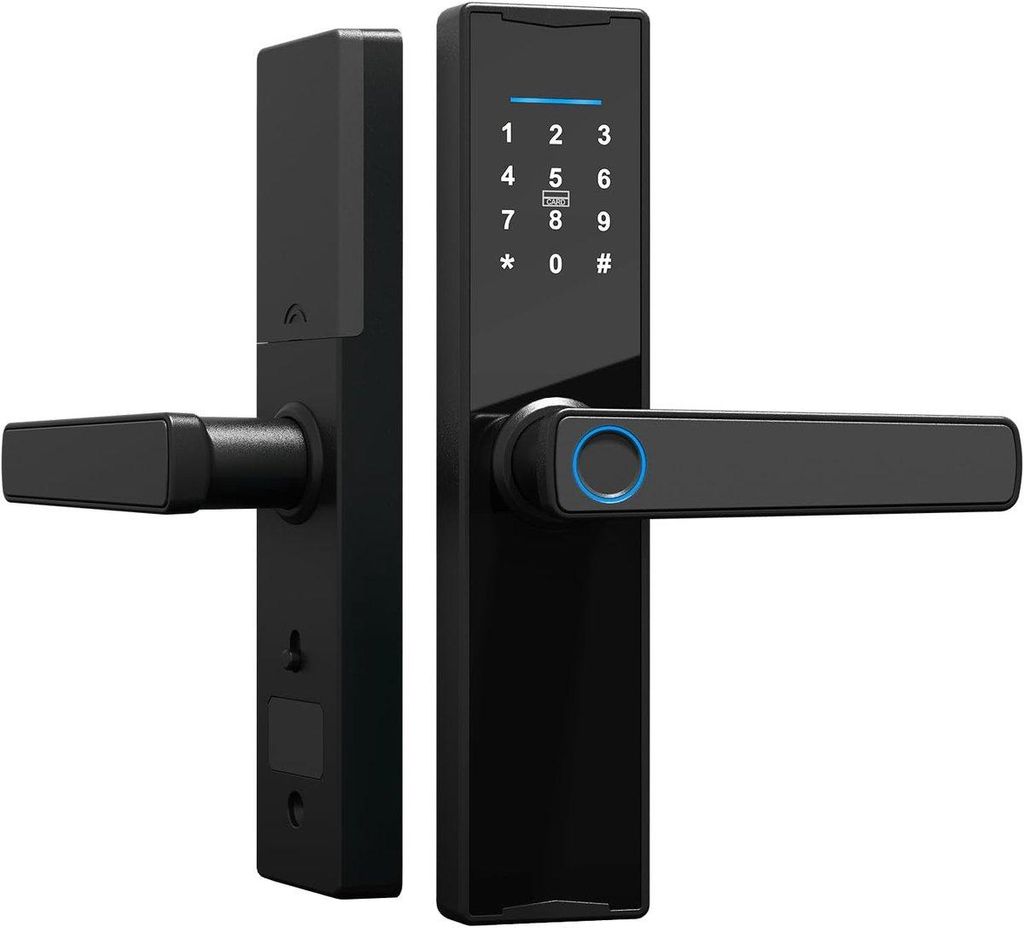 Tuya Smart Türschloss Fingerabdruck mit Code, RFID & App Steuerung