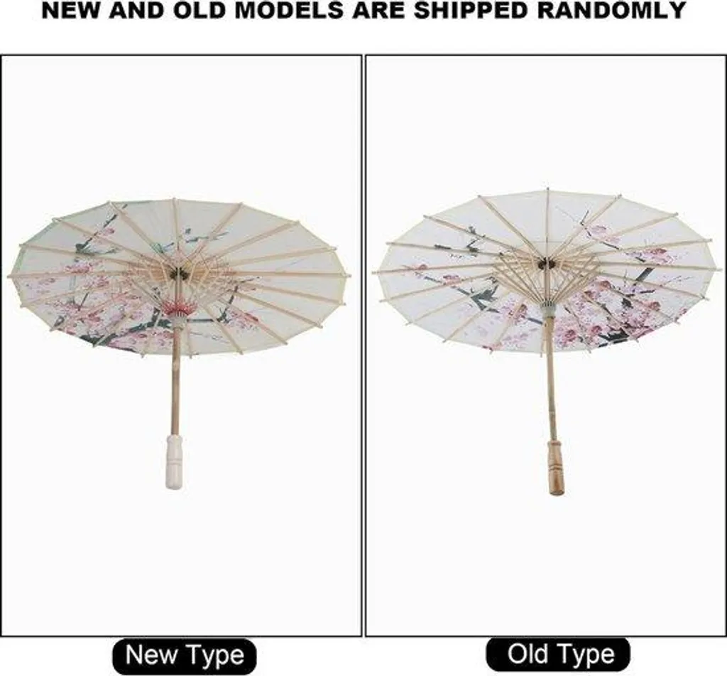 Parapluie robuste et imperméable en papier huilé fleurs de prunier