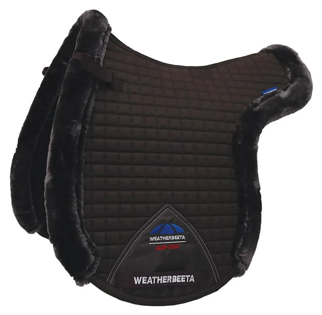 Tapis de selle d'équitation respirant Weatherbeeta Prime Air-Tec Marron
