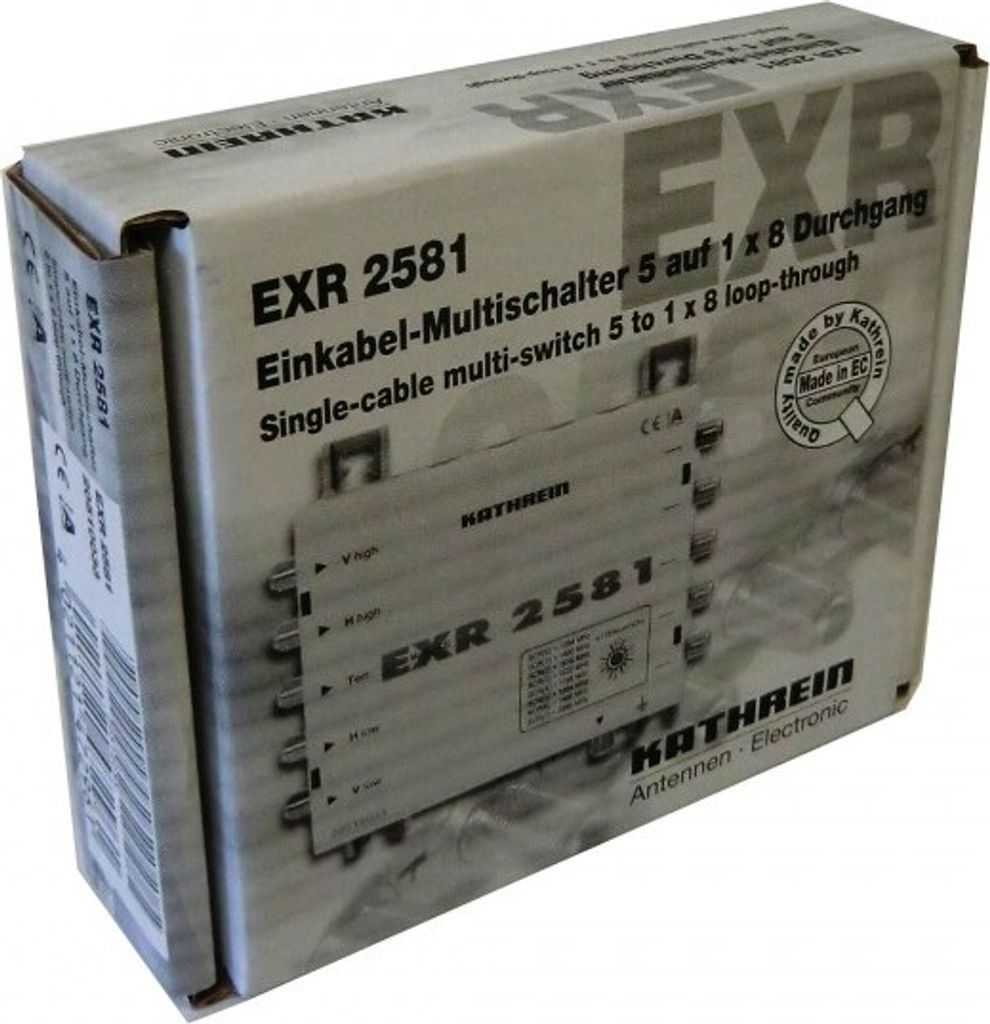Kathrein EXR 2581, 1x terrestrisch 4x Sat-ZF, Männlich, 4 Produktbild 