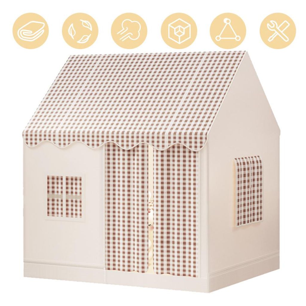 Kinderspielzelt Indoor mit stabiler Konstruktion geräumiger Spielbereich vielseitig nutzbares Geschenk für Geburtstag Weihnachten und Feiertage
