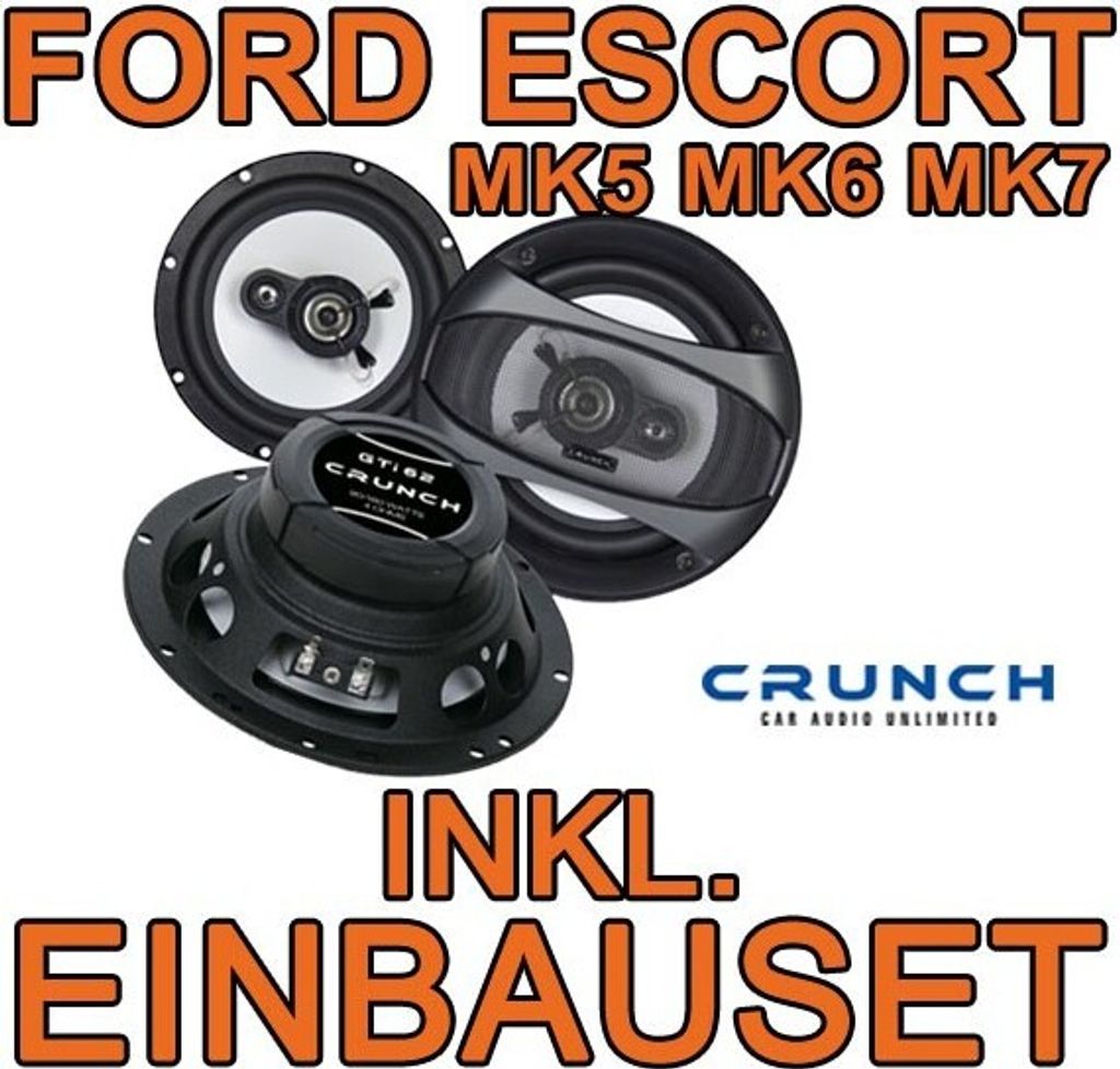 Ford Escort - Lautsprecher - Crunch GTi52 - 13cm Triaxsystem