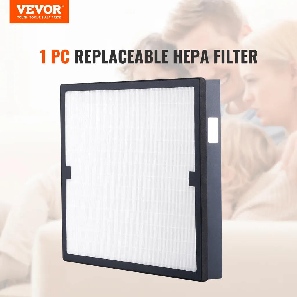 Filtro aria HEPA VEVOR, ricambio filtro aria 40 x 40 cm, filtri ad alta efficienza di livello 3, compatibile con BlueDri e VEVOR Scrubber, purificatori d'aria, dispositivi per il risanamento dei danni causati dall'acqua - 2