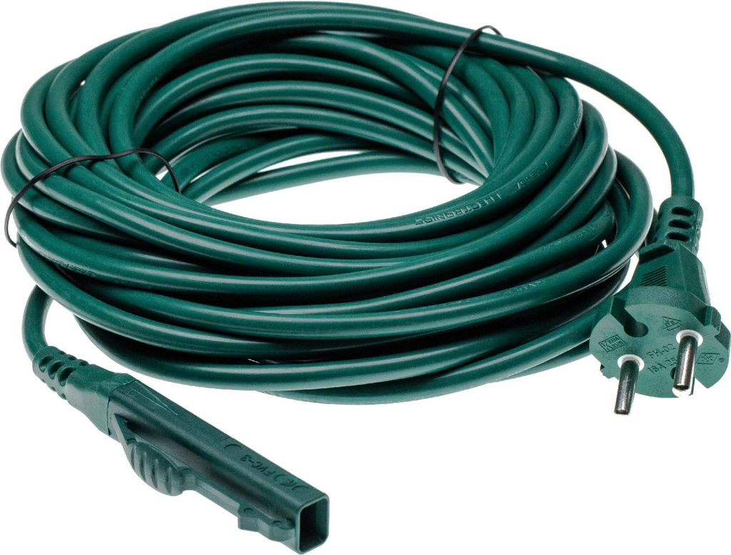 vhbw Stromkabel kompatibel mit Vorwerk Kobold 150, 140 Staubsauger - 10 m Kabel, Anschlusskabel