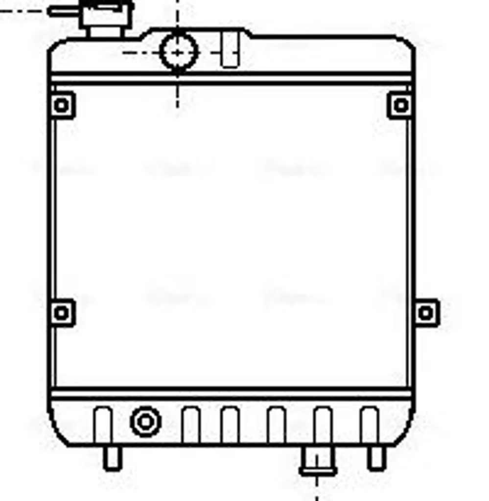 Radiateur de refroidissement moteur pour Marbella et Terra - Ref STA2011