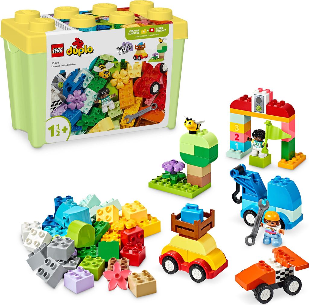 LEGO DUPLO Classic Steinebox Autos und LKWs, Spielset mit Produktbild