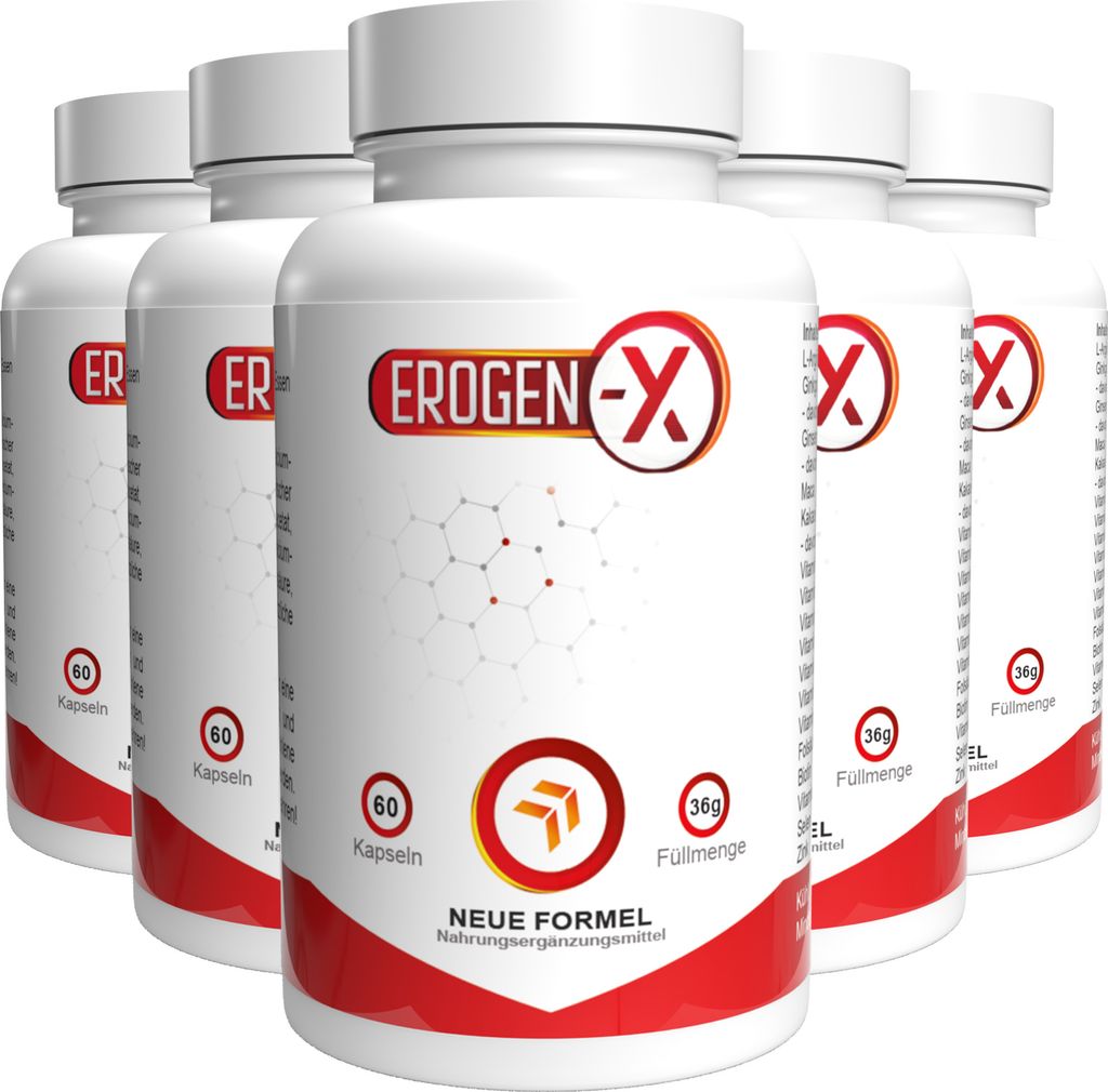 Erogen X - 300 gélules (5 x 60 gélules) - boîte de 5 Image du produit 