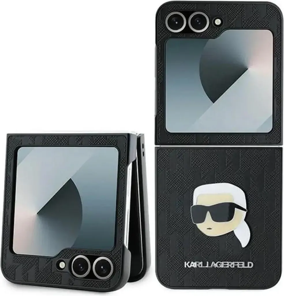 Custodia Karl Lagerfeld Z Flip6 Saffiano Monogram | Protezione Premium