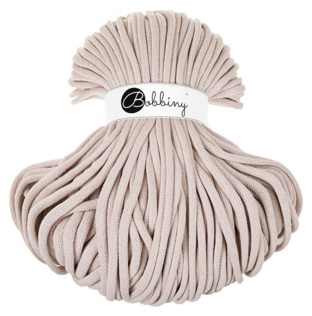 Bobbiny Jumbo 9 mm 100 m Nude Schnur Produktbild 