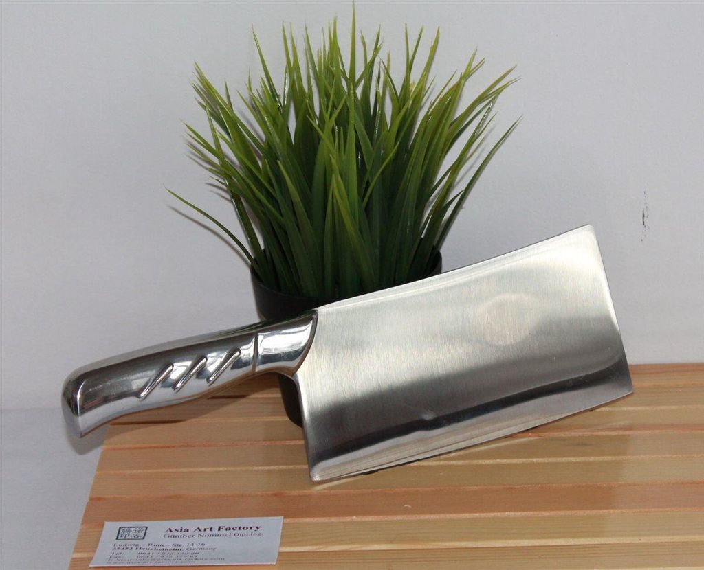 002 Hackmesser China Küchenmesser Küchenbeil Vielzweckmesser Metallgriff