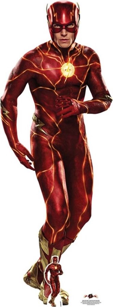Figurine en carton - The Flash - Ezra Miller in Aktion - Haut 181 cm