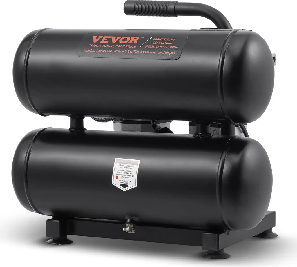 Compresseur d'air silencieux 18L 650W 120PSI - Performance sans bruit