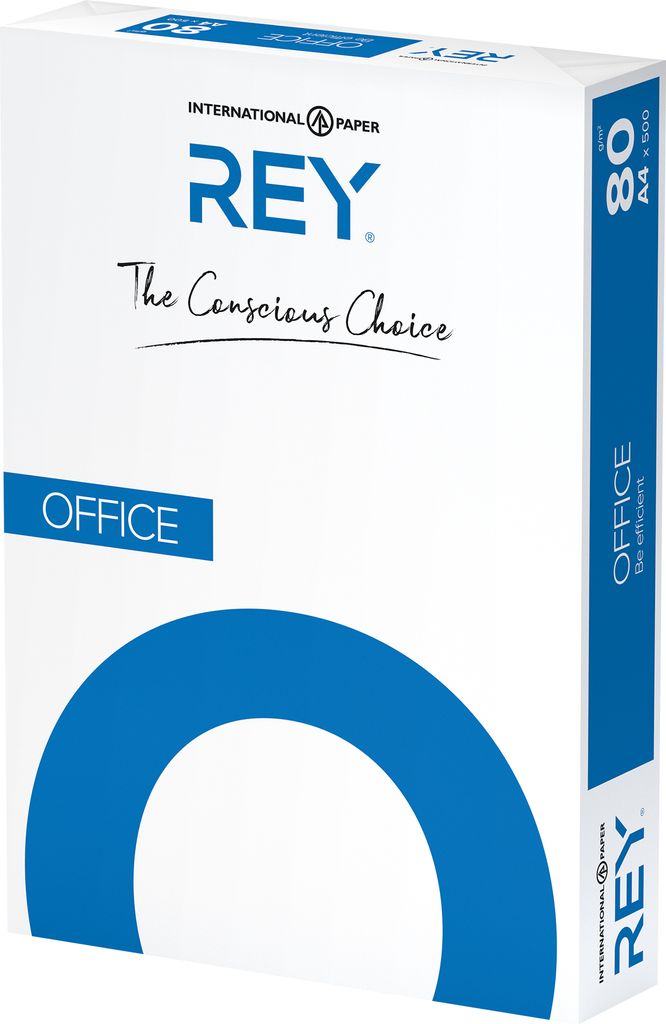 REY Multifunktionspapier OFFICE DIN A4 80 g/qm weiß Produktbild 