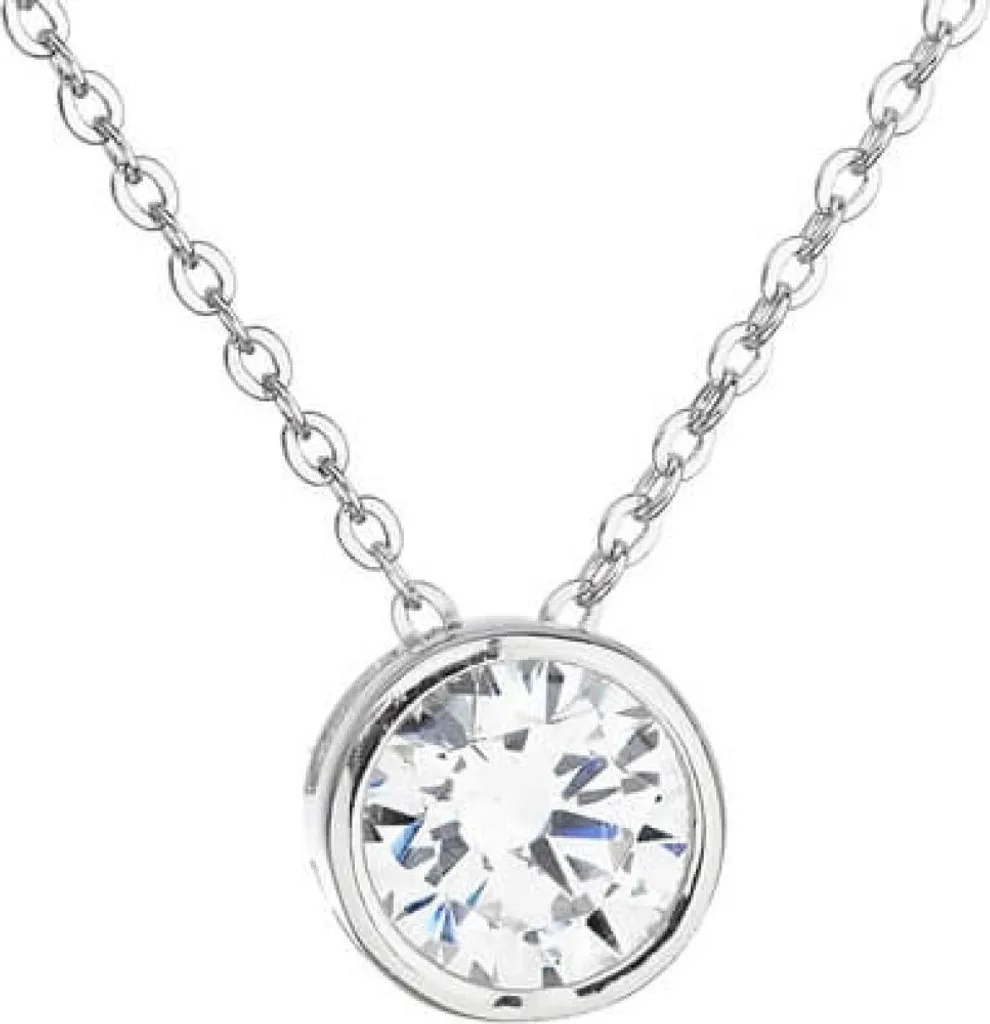 Collana Argento 925 con Zirconi 12017.1 - Gioielleria Artigianale Online