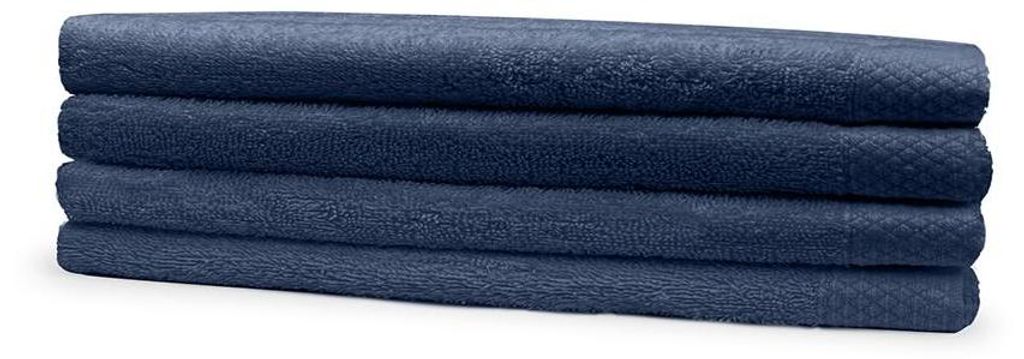 Eleganzzz Frottee-Handtuch 50x100cm – Blau – 30x50 – 100% Baumwolle – saugstark