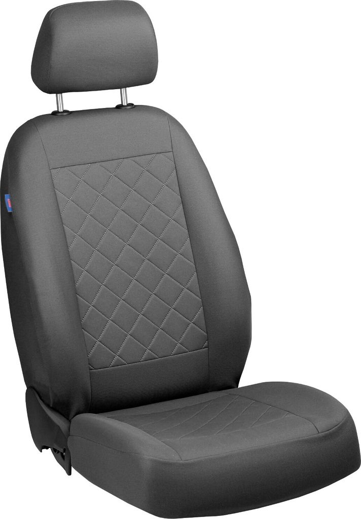 Zakschneider Graue Karomuster Sitzbezug für SEAT CORDOBA Fahrer Sitzbezug
