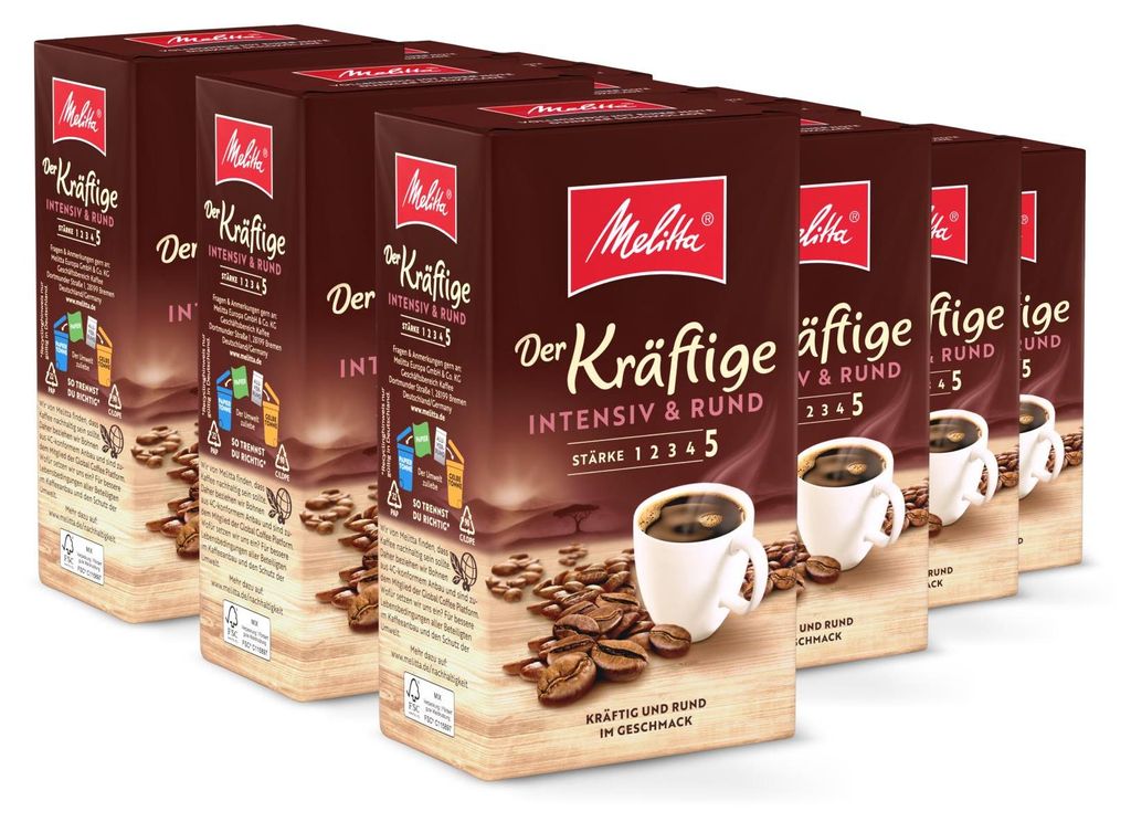 Melitta Der Kräftige gemahlener Filter-Kaffee, für Produktbild 