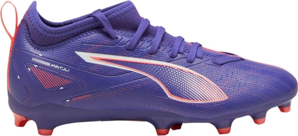 Puma Ultra 5 Match FG/AG Jugend Fußballschuhe Kinder lapis lazuli weiß sunset glow Gr 37,5